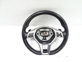 14 Mercedes W212 E350 steering wheel, leather, sport w/paddle shift, 172... - $179.99