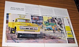 1960 Print Ad &#39;60 Chevrolet Trucks with Total Newness Chevy - £8.91 GBP