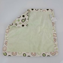 Carters Mint Green Cream Brown White Tan Circle Polka Dot Satin Security... - £54.91 GBP