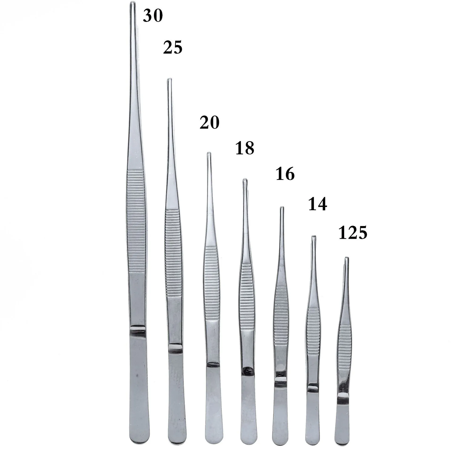 Stainless Steel 430 Anti-iodine Medical Long Straight Forceps 12.5cm-30cm Straig - £168.04 GBP