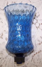 1 Candle Votive Peg Cup HOMCO Home Interiors Blue Optic Country Farm Hou... - €18,23 EUR