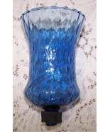 1 Candle Votive Peg Cup HOMCO Home Interiors Blue Optic Country Farm Hou... - €18,09 EUR
