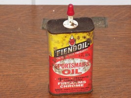 Vintage Fiendoil Sportsman Oil 4 Ounce Empty Can - $29.70
