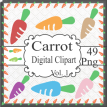 Carrot Digital Clipart Vol. 1 - $1.99