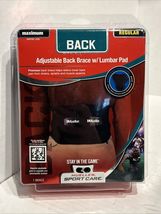 Mueller 255 Lumbar Back Brace, Regular - Black - $24.70