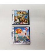 Nintendo DS Game Lot of 2, Disney&#39;s Phineas &amp; Ferb, Super Star Kartz - £9.30 GBP