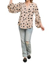 Jodifl lovely days long sleeve blouse Beige - $647.24 MXN