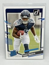 2023 Donruss Tyjae Spears Football 396 Rated Rookie Tennessee Titans Base Card - £2.97 GBP