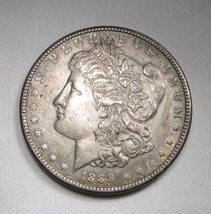 1889 Silver Morgan Dollar AU Coin AN542 - £38.44 GBP
