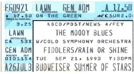 The Moody Blues Concert Ticket Stub September 21 1993 Denver Colorado - £28.92 GBP