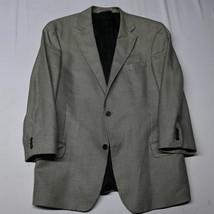 T Harris London 44L Houndstooth Silk Wool Mens Suit Blazer Jacket Sport Coat - $59.99