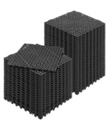 Interlocking Tile 50PCS Black, Drainage Tiles 12&quot; x 12&quot; Splicing, Soft P... - $133.55