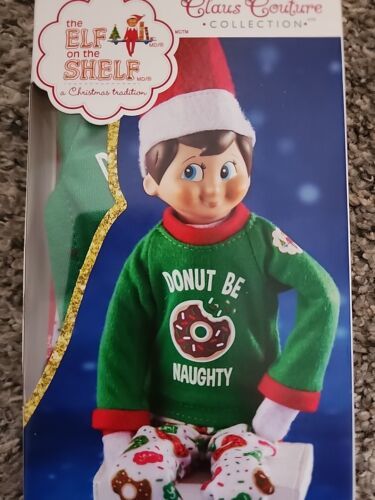 The Elf on the Shelf Donut Be Naughty Pajamas 2 Piece Outfit Elf Not Included
