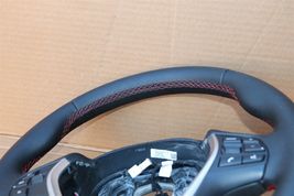 12-18 BMW F30 Sport Steering Wheel w/ Cruise BT Volume W/O Paddles -RED STITCH image 5