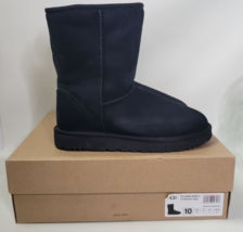 UGG Womens Classic Short II Black Boots Sz 10 - £39.31 GBP