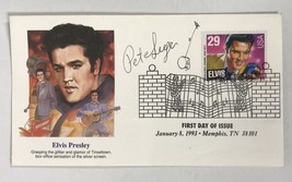 Pete Seeger (d. 2014) Signed Autographed Elvis Presley First Day Cover FDC - £39.95 GBP