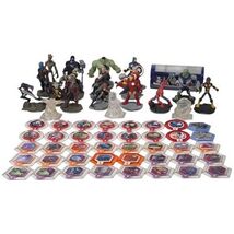 Disney Infinity 2.0 Marvel Lot 14 Figures, 3 Crystals, 40 Power Discs &amp; ... - $125.00
