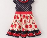 NEW Boutique Back to School Apple Sleeveless Ruffle Dress - £4.77 GBP+