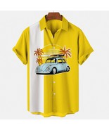 Hawaiian shirts for men VW Bug Beetle surf classic car - $541.80 MXN