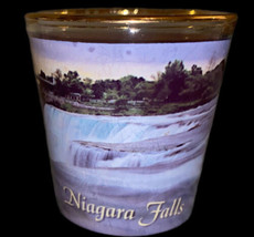 vintage niagara falls Souvenir 24k gold rim shot glass - $6.99