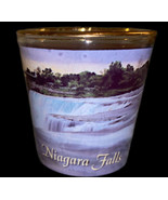 vintage niagara falls Souvenir 24k gold rim shot glass - $6.99