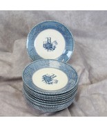 Royal Currier and Ives Saucers 6-1/8&quot;  Lot of 12 - $413.16 MXN
