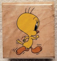 Tweety Bird Rubber Stampede Looney Tunes 1990 "Tweety On The Run" 030-C *NEW VTG - $7.95