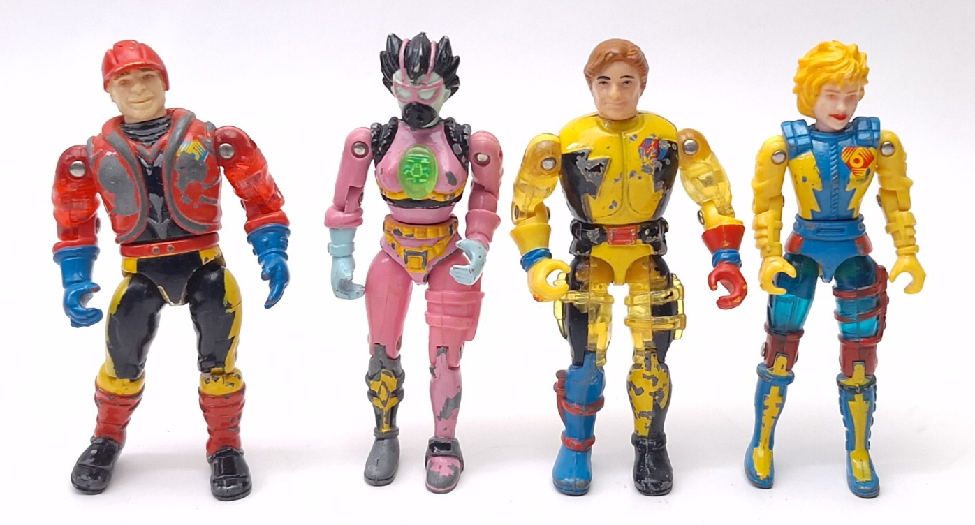 LJN Bionic Meg Jack Eric Madame-O Die-Cast Figures 1986 Lot 4 - $39.65