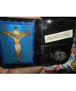 RELIGIOUS CHRIST ON CROSS/ORA ET LABORA PRAY AND WORK SCAPULAR/IN 3 PART... - £7.60 GBP