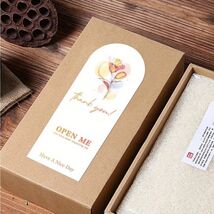 50 Floral Printed Rectangular Stickers - $14.25