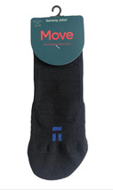 Tommy John Move Men’s Athletic Dress Socks Shoe Size 11-14 Black Low Cut - £22.62 GBP