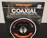 Sparkomatic Coaxial Door Mount Stereo Speaker Set - Vintage - Sealed! - £190.33 GBP