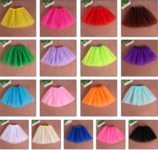 4-6 YRS Girls Kids Tutu Skirt Fancy Dress Ballet Dance Photo Prop Costume Par... - £3.92 GBP