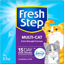 Fresh step clumping litter 14lbs - $22.00