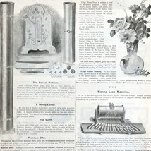 Home Craft Supplies &amp; Metalwork 1897 Advertisement Victorian Full Page D... - $39.99