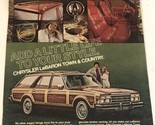 1980 Chrysler LeBaron Automobile Print Ad Vintage Advertisement Pa10 - $5.93