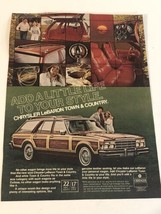 1980 Chrysler LeBaron Automobile Print Ad Vintage Advertisement Pa10 - £4.73 GBP
