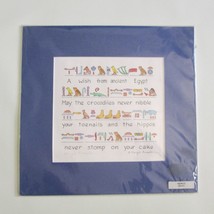 Notes From The Nile Marjie Bassler Signed Print Egyptian Hieroglyphics Folk Art - £29.57 GBP