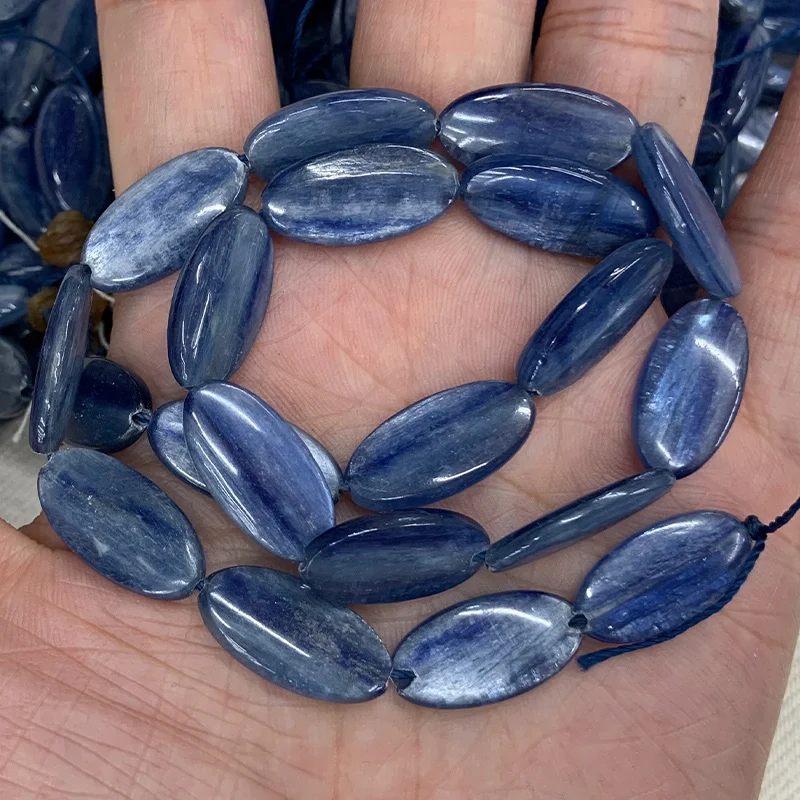 Natural Blue Kyanite Beads 15&#39;&#39; 10x20Marquise Shape DIY Loose Beads For Jewelry  - £57.77 GBP