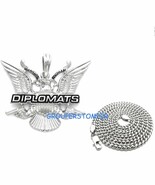 Dipset Necklace With Guns New Pendant With 24 Inch Long Cuban Chain Dipl... - $19.99