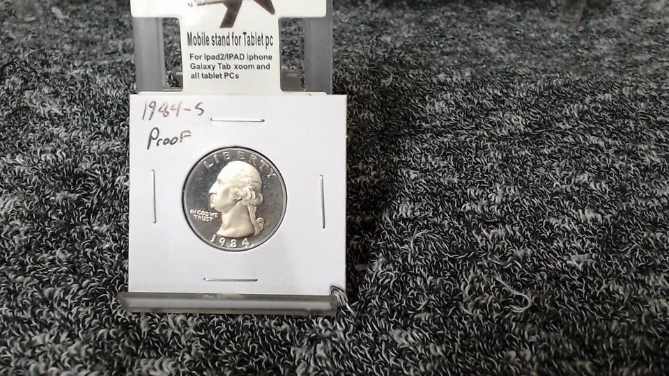 1984 S Proof Washington Quarter From Proof Set With Free Shipping - £1.88 GBP