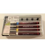 Rotring isograh 2000 4 four technical pens set 0.25 mm - 0.7 mm with RAP... - £35.39 GBP