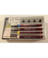 Rotring isograh 2000 4 four technical pens set 0.25 mm - 0.7 mm with RAP... - £35.38 GBP