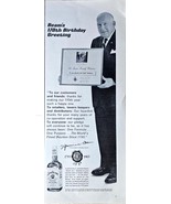 Jim Beam Kentucky 170th Birthday Greeting Whiskey-1965 Vintage Print Ad - €8,79 EUR