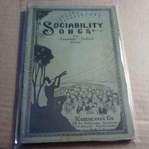 Sociability Songs For Community-School-Home 1928 Songbook Rodeheaver Co. - £14.68 GBP