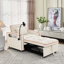 Convertible Sofa Bed: Sleeper Chair with Storage - $285.99