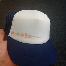 Vintage Mossimo Hat Cap Trucker Blue Skater Mesh Back 90s Y2K Snapback - £18.21 GBP