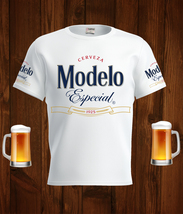 Modelo  Beer White T-Shirt, High Quality, Gift Beer Shirt  - £25.47 GBP