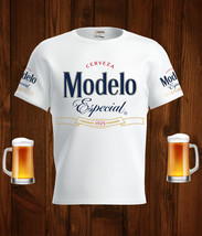 Modelo  Beer White T-Shirt, High Quality, Gift Beer Shirt  - £25.57 GBP