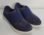 Fit Flop Womens 9 Sporty Pop Blue Suede Slip On Sneakers Casual Shoes 16... - $34.99